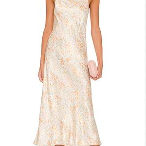 Rails Women's Maxi Dress - Cream and Orange Floral